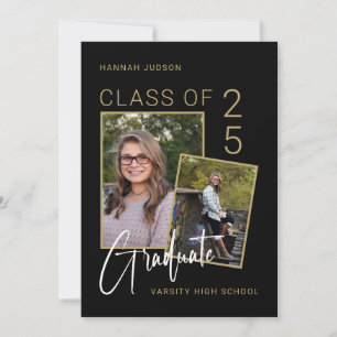 Photo & Fond Memories Class Of 25 Graduation Announcement