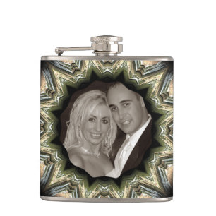 Photo Frame 14 Wrapped Flask