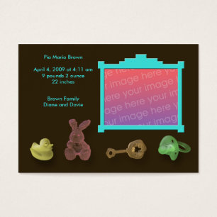 Photo Frame Birth Announcements