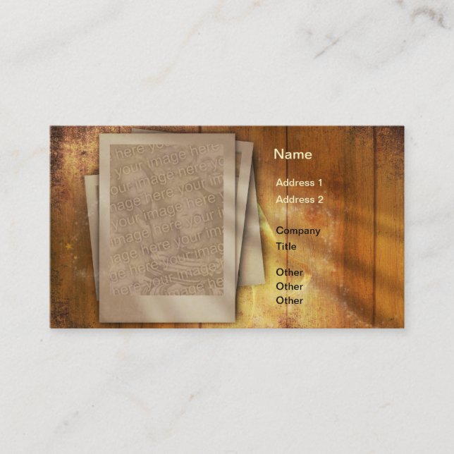 Photo Frame Business Card (Front)