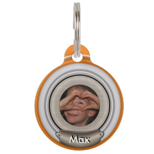 Photo Frame Personalizable Template Pet Tag