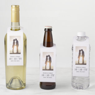 Photo Frame   Save the Date   Bottle Tag   White