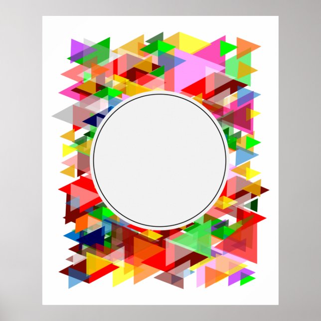 Photo frame transparent background poster (Front)