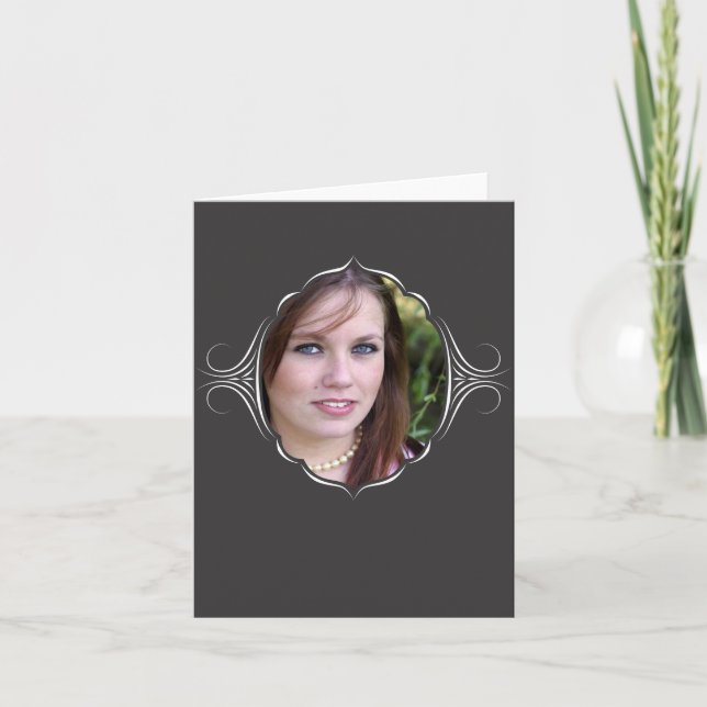 Photo frame with tribal look. card (Front)