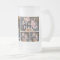 Photo Frosty Glass Mugs - personalised Collage Mug