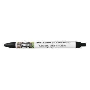 Photo Full Colour Personalised Black Ink Pen