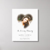 Photo Funeral In Loving Memory Memorial Keepsake