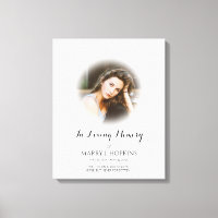 Photo Funeral In Loving Memory Memorial Keepsake