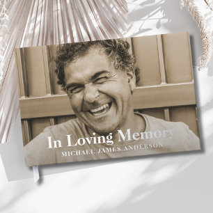 Photo Funeral Memorial Guest Book
