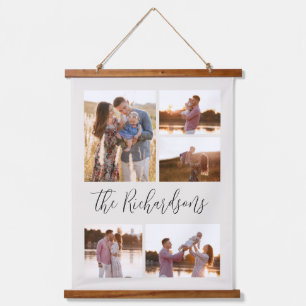 Photo Gallery of Five With Caption Wall Tapestry