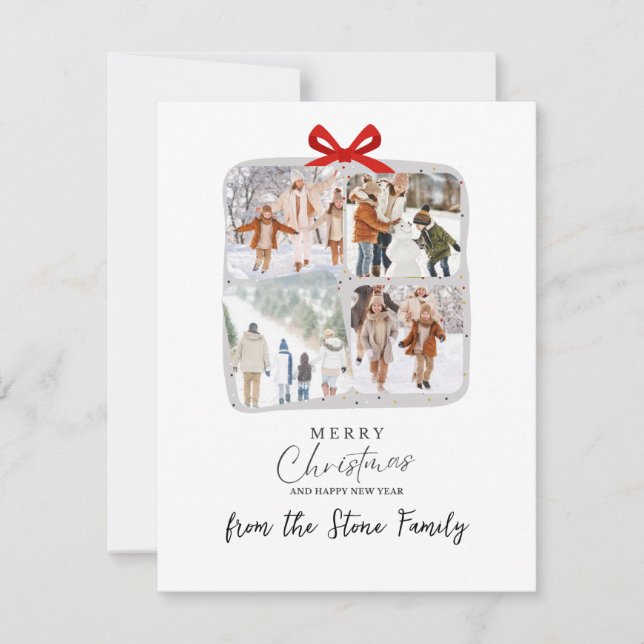 Photo Gift Christmas Card (Front)