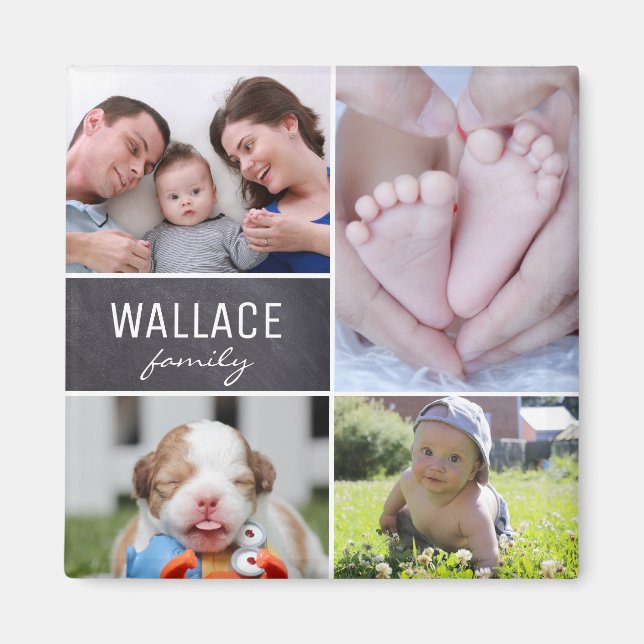 Photo Gift - Collage of family photography Magnet (Front)