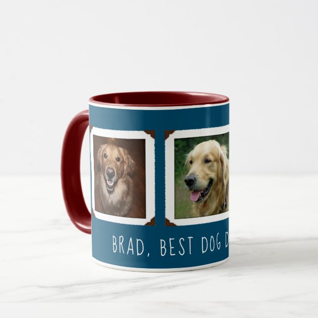 Photo Gift For Dog / Cat Mum / Dad Personalised Mug (Front Left)