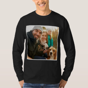 Photo Gift   Modern Personalised Family Photo T-Shirt