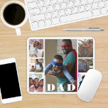 Photo Gifts for Father's Day Mouse Mat<br><div class="desc">7 photos,  6 squares and one standard portrait format orientation. Also available as a greeting card.</div>