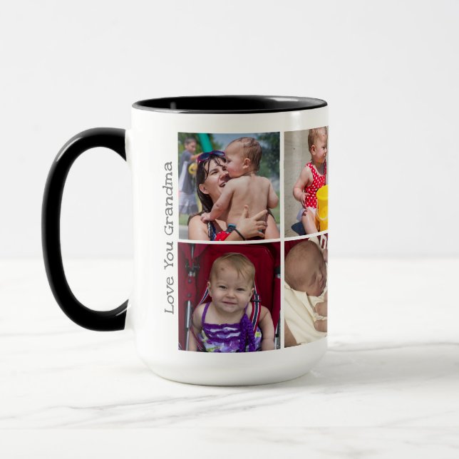 Photo Gifts for Grandma at Christmas and Everyday Mug (Left)