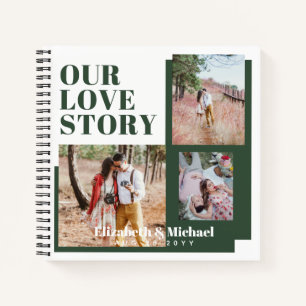 PHOTO Gifts for Newlyweds OUR LOVE STORY Custom Notebook