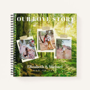 PHOTO Gifts for Newlyweds OUR LOVE STORY Custom Notebook