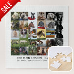 PHOTO GIFTS MOM DAD GRANDPA GRANDMA PETS FRIENDS   JIGSAW PUZZLE<br><div class="desc">Photo Collage with text</div>