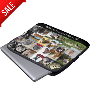 PHOTO GIFTS MOM DAD GRANDPA GRANDMA PETS FRIENDS   LAPTOP SLEEVE