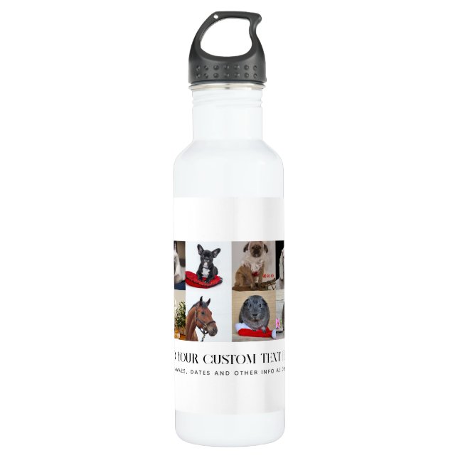 PHOTO GIFTS TEMPLATES FAMILY FRIENDS PETS CUSTOM   710 ML WATER BOTTLE (Front)