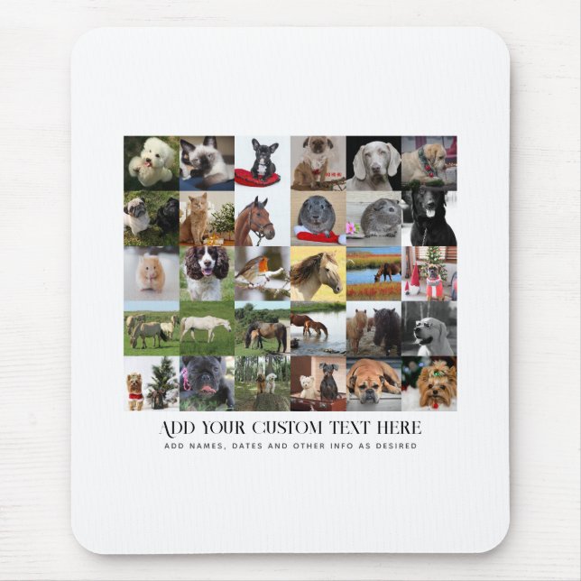 PHOTO GIFTS TEMPLATES FAMILY FRIENDS PETS CUSTOM   MOUSE MAT (Front)
