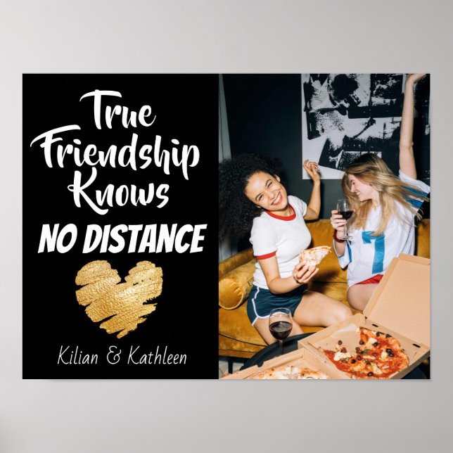 Photo Going Away Friendship Knows No Distance Poster (Front)