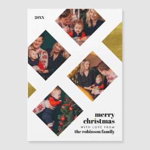 Photo & Gold Squares Christmas Holiday Gallery