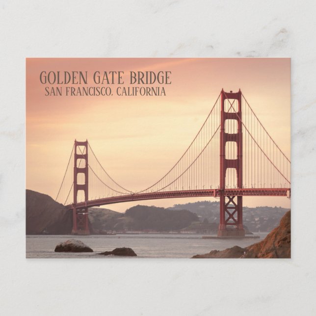 Photo Golden Gate Bridge San Francisco, California Postcard (Front)