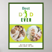 Photo Golf Best Dad Ever Cool Modern Fathers Day