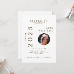 Photo Grad Party in the House  Invitation