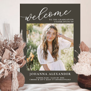  Photo Graduate Graduation Welcome Acrylic Sign