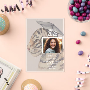 Photo Graduation Announcement Acrylic Invitation