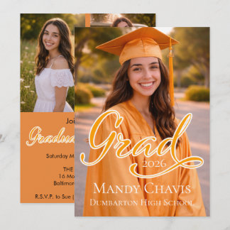 Photo Graduation Announcement and Part Invitation 