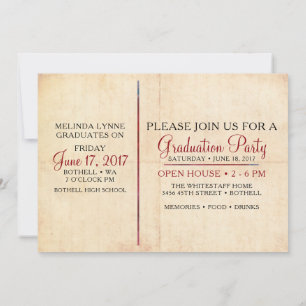 Photo Graduation Announcement and Party Invite