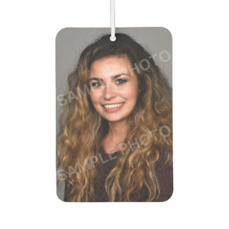 Photo Graduation Announcement Blue Car Air Freshener