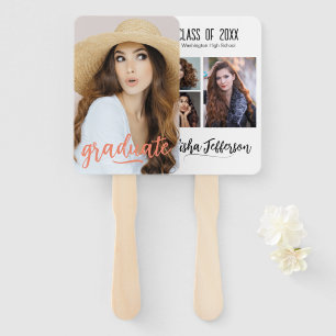 Photo Graduation Announcement Hand Fan
