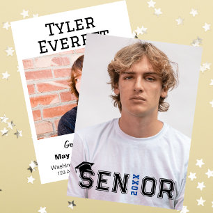 Photo Graduation Announcement / Invitation