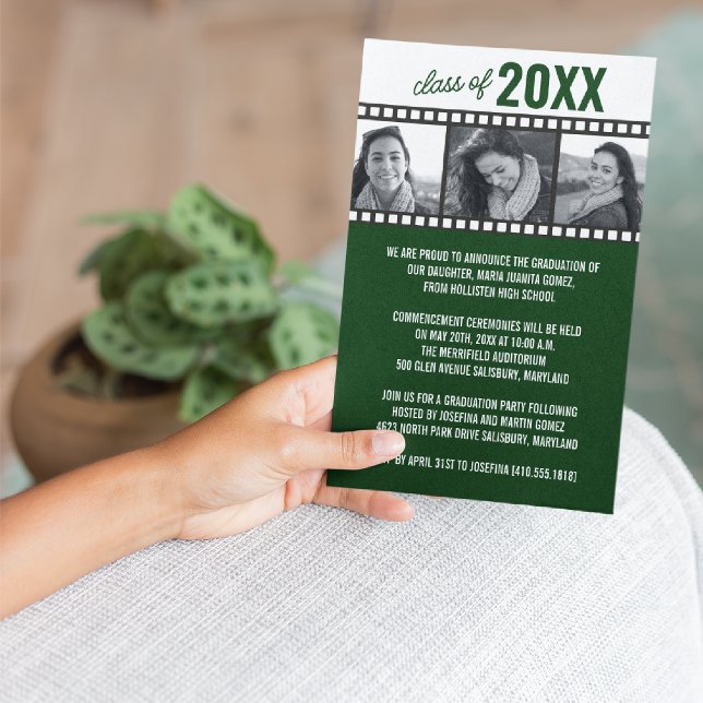 Photo Graduation Announcements [Green] (Creator Uploaded)