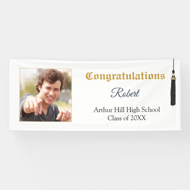 Photo Graduation Banner (Horizontal)