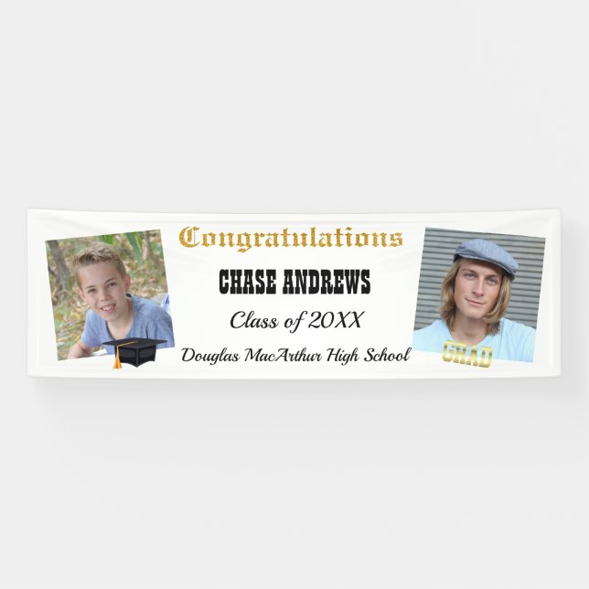 Photo Graduation Banner (Horizontal)