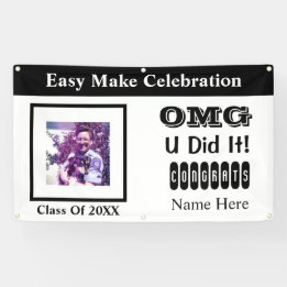 Photo Graduation Banner