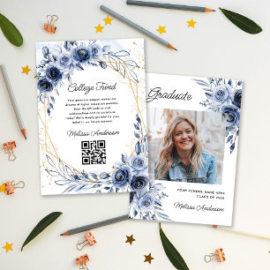 Photo Graduation college fund  Enclosure Card