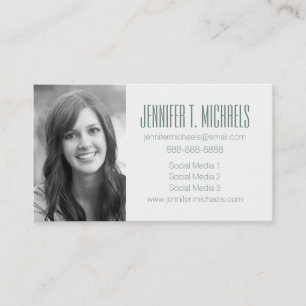 Photo Graduation   Geometric Retro Style Calling Card