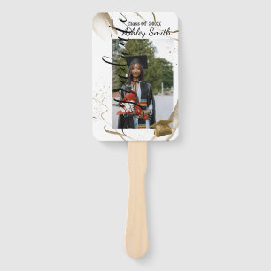 Photo graduation hand fan