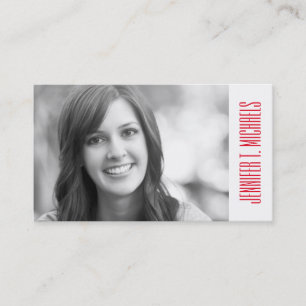 Photo Graduation Hearts And Anchors Pattern Calling Card