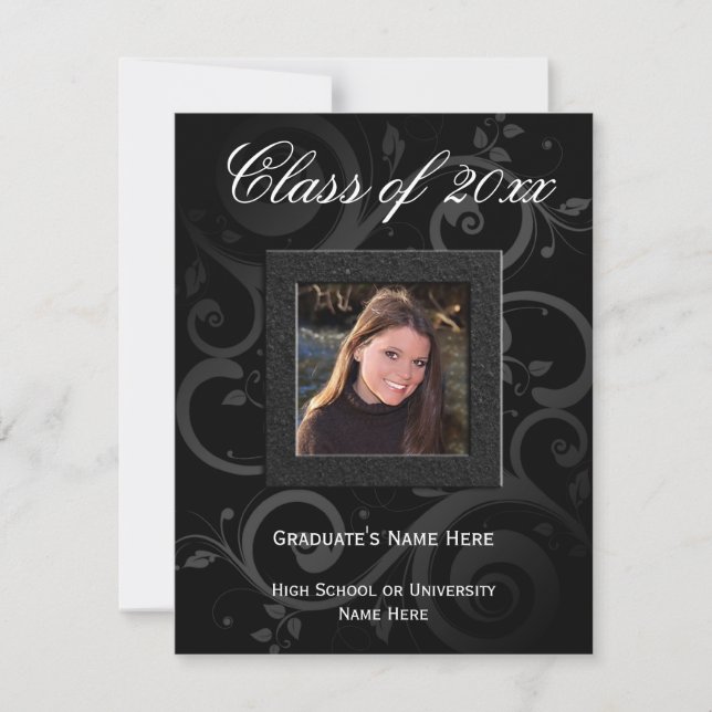 Photo Graduation Invitation (Front)