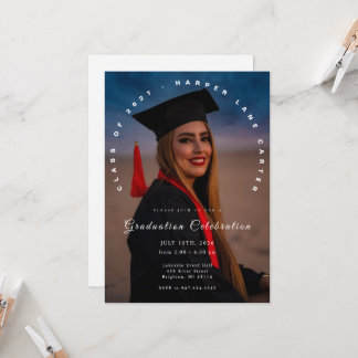 Photo Graduation Invitation, Class of 2026 Invitation
