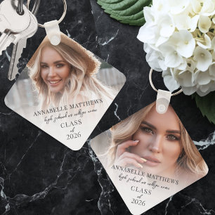 Photo Graduation Key Ring