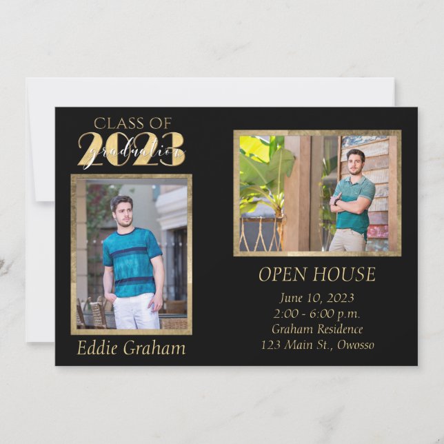 Photo Graduation Party Announcement (Front)
